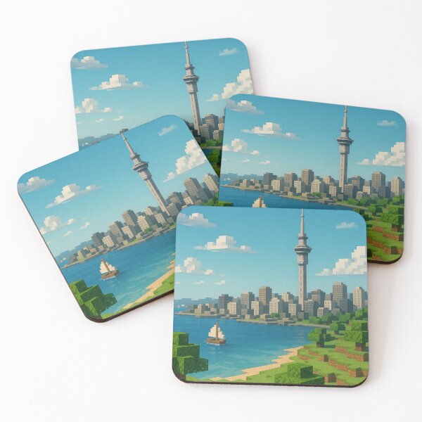 Item preview, Auckland New Zealand with Sky Tower and Sailboat designed and sold by Places On Earth.