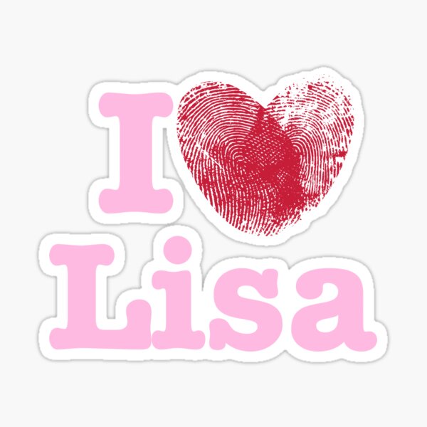 Aperçu de l'œuvre J'aime Lisa créée et vendue par benjijy.