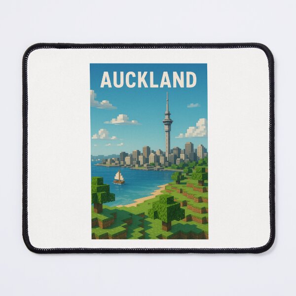 Item preview, Auckland New Zealand with Sky Tower and Sailboat designed and sold by Places On Earth.