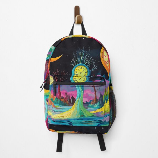 Item preview, Psychedelic Art: Vibrant Melting Clocks designed and sold by bapupa.