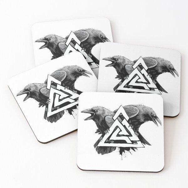 Item preview, Odins Ravens designed and sold by Angry Swan Designs.