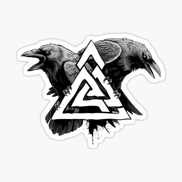 Item preview, Odins Ravens designed and sold by Angry Swan Designs.