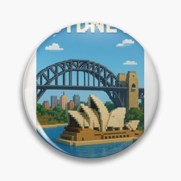 Item preview, Sydney Australia with Opera House and Harbour Bridge designed and sold by Places On Earth.