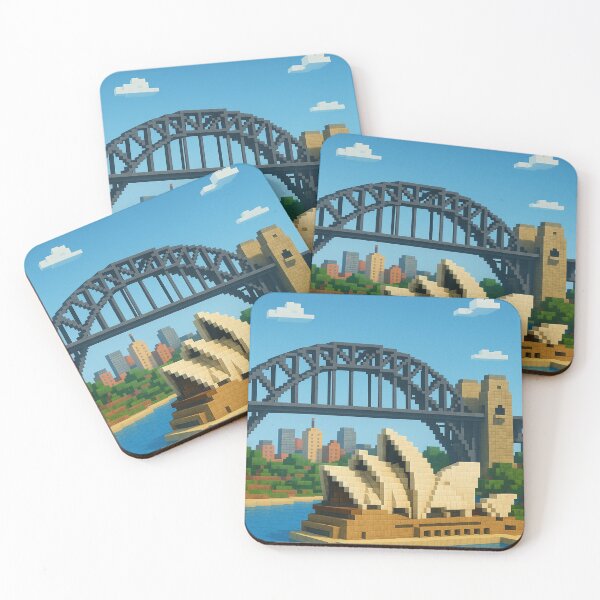 Item preview, Sydney Australia with Opera House and Harbour Bridge designed and sold by Places On Earth.
