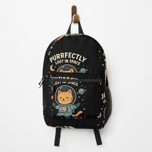 Item preview, Purrfectly Lost in Space – Cute Cat Astronaut Floating in Galaxy Design designed and sold by Jason123za.