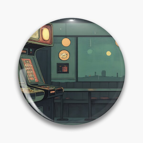 Item preview, Retrowave Art: Neon Arcade Diner Future Retro designed and sold by bapupa.