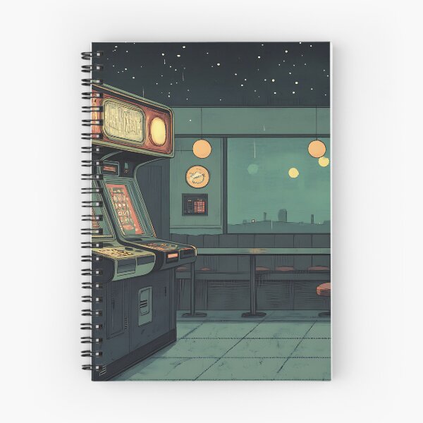 Item preview, Retrowave Art: Neon Arcade Diner Future Retro designed and sold by bapupa.