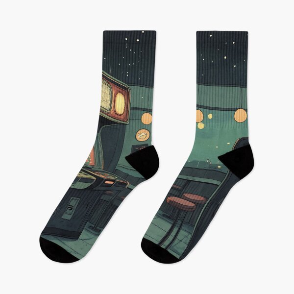 Item preview, Retrowave Art: Neon Arcade Diner Future Retro designed and sold by bapupa.