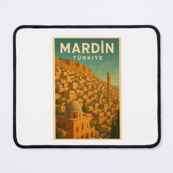 Item preview, Ancient Stone City of Mardin Türkiye with Dome and Minaret designed and sold by Places On Earth.