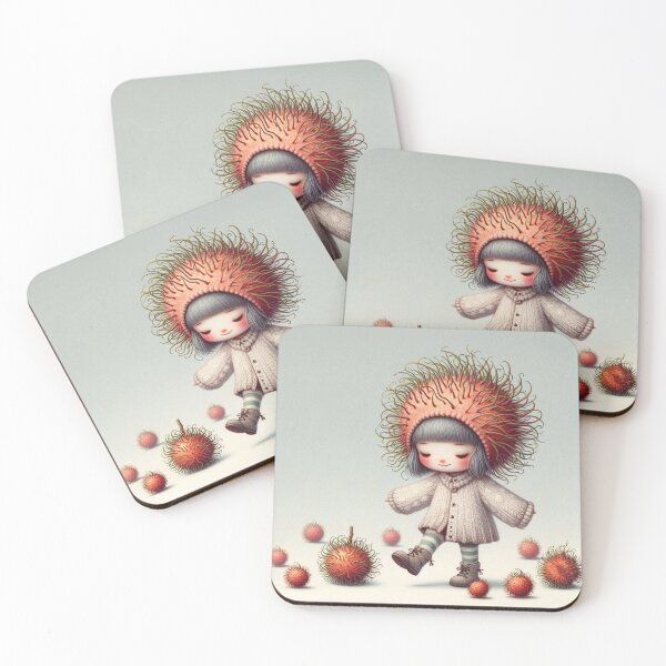 Item preview, Rambutan Girl designed and sold by Beyondnote-Art.