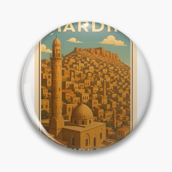 Artikelvorschau, Steinminarette und Kuppelhäuser in Mardin, Türkei entworfen und verkauft von Places On Earth.