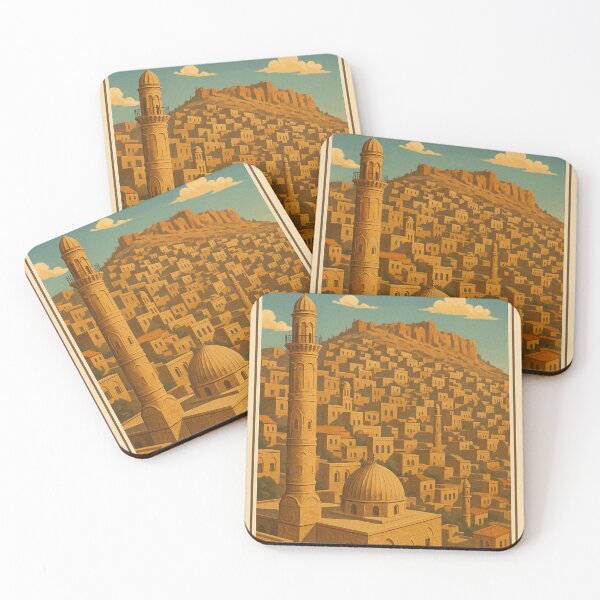 Item preview, Stone Minarets and Dome Homes in Mardin Turkey designed and sold by Places On Earth.