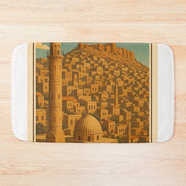 Item preview, Stone Minarets and Dome Homes in Mardin Turkey designed and sold by Places On Earth.