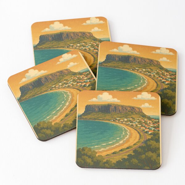 Item preview, Stanley Tasmania with The Nut and Coastal Village designed and sold by Places On Earth.