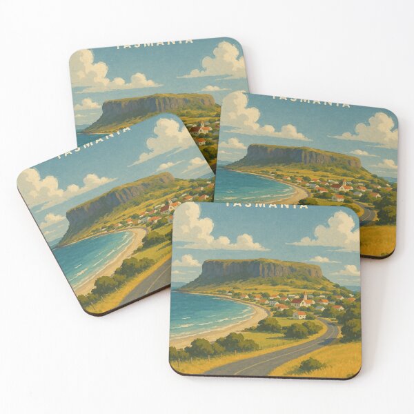 Item preview, Road to Stanley Tasmania with The Nut and Seaside Homes designed and sold by Places On Earth.