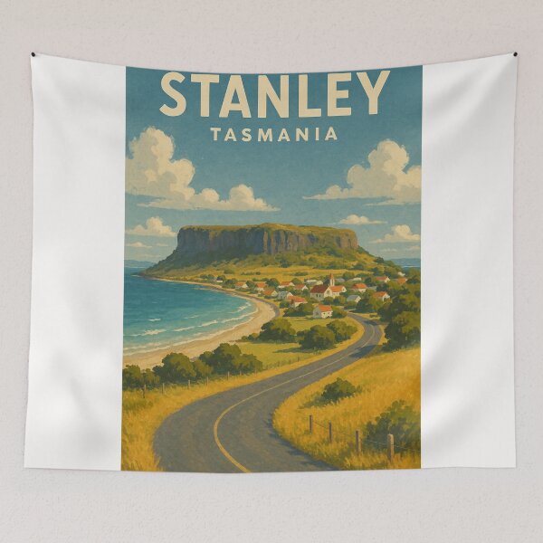 Item preview, Road to Stanley Tasmania with The Nut and Seaside Homes designed and sold by Places On Earth.