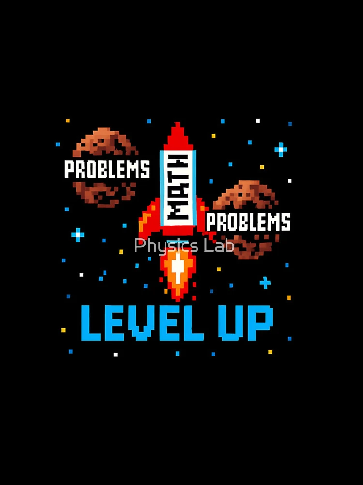 Thumbnail 4 of 4, iPhone Case, Math Level Up – Retro Gamer Style Math Problems Rocket designed and sold by Physics Lab.