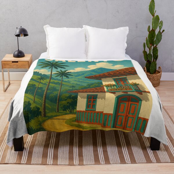 Item preview, Salento Colombia with Palm Trees and Mountain View designed and sold by Places On Earth.