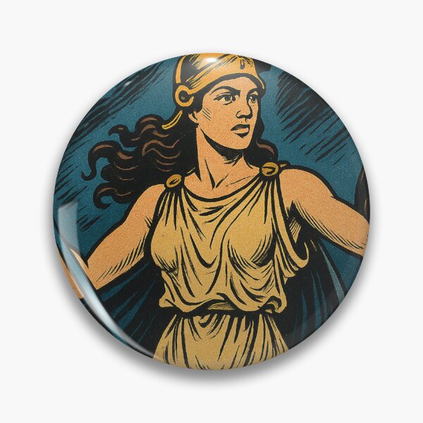 Item preview, Athena, goddess of wisdom, vintage designed and sold by Mauswohn.