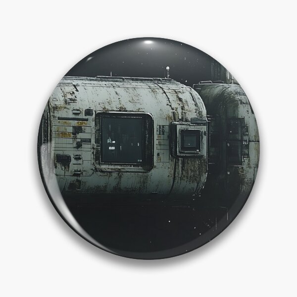 Item preview, Space Horror Art: Abandoned Research Station designed and sold by bapupa.