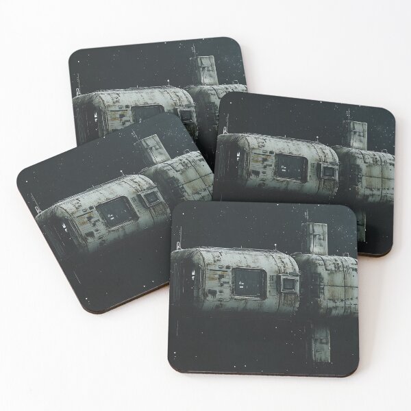 Item preview, Space Horror Art: Abandoned Research Station designed and sold by bapupa.