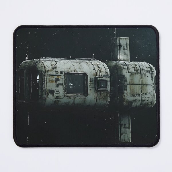 Item preview, Space Horror Art: Abandoned Research Station designed and sold by bapupa.