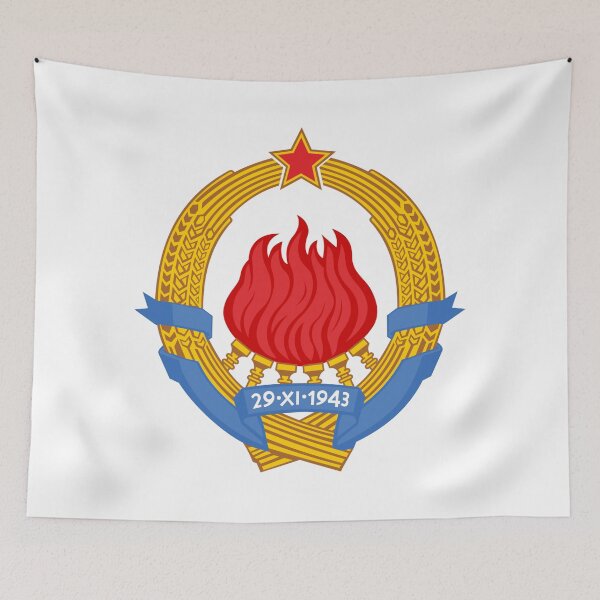 Item preview, Coat of Arms of the Socialist Federal Republic of Yugoslavia designed and sold by Beluga Cat.