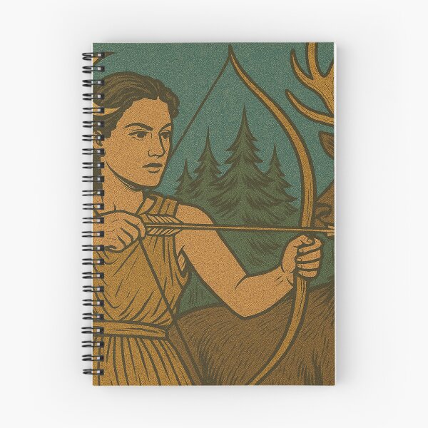 Item preview, Artemis, goddess of the hunt, vintage designed and sold by Mauswohn.