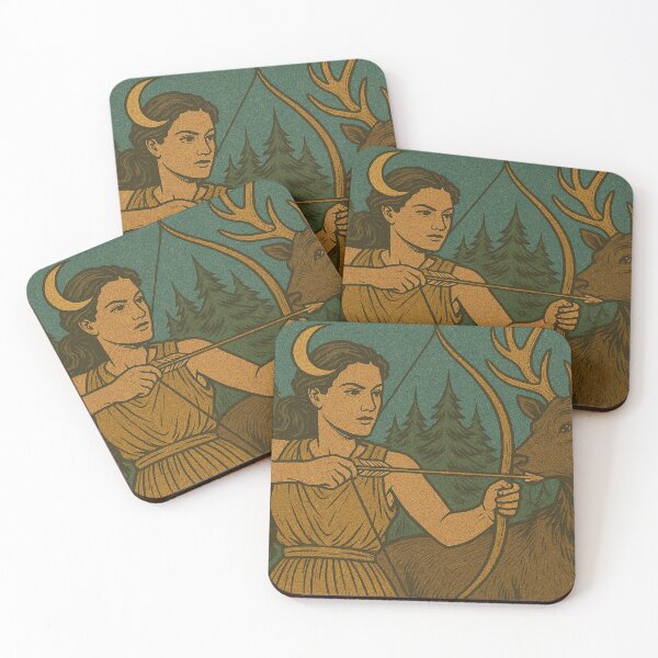 Item preview, Artemis, goddess of the hunt, vintage designed and sold by Mauswohn.