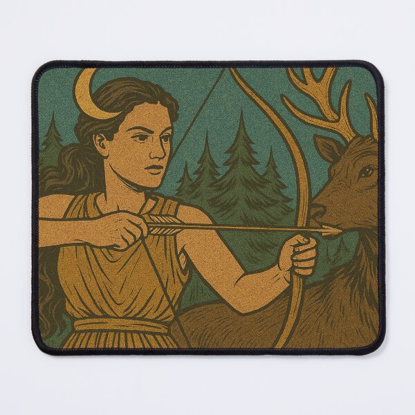 Item preview, Artemis, goddess of the hunt, vintage designed and sold by Mauswohn.