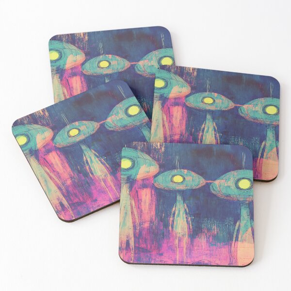Item preview, Space Horror Art: Scary Hologram Alien Invasion designed and sold by bapupa.