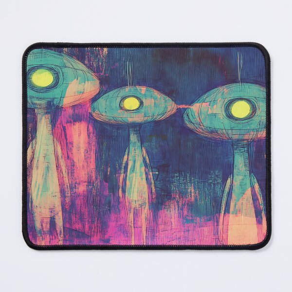 Item preview, Space Horror Art: Scary Hologram Alien Invasion designed and sold by bapupa.