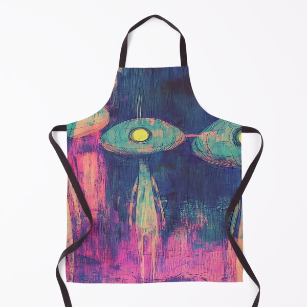Item preview, Space Horror Art: Scary Hologram Alien Invasion designed and sold by bapupa.