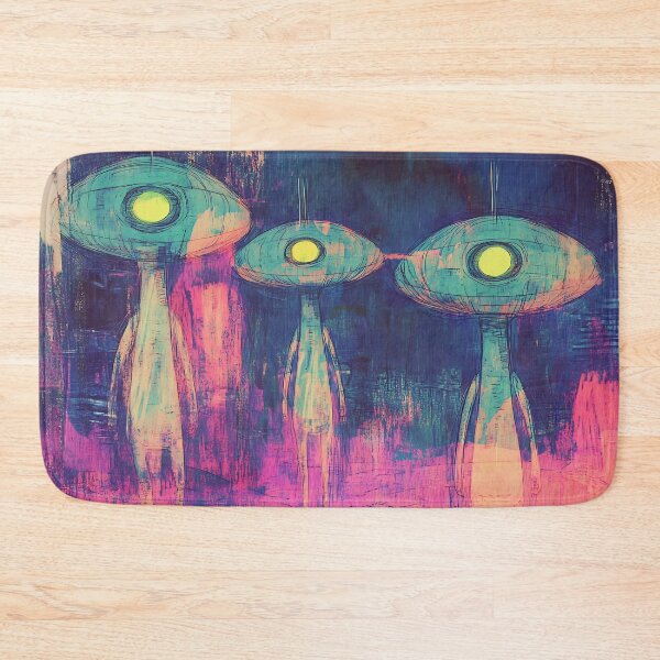 Item preview, Space Horror Art: Scary Hologram Alien Invasion designed and sold by bapupa.