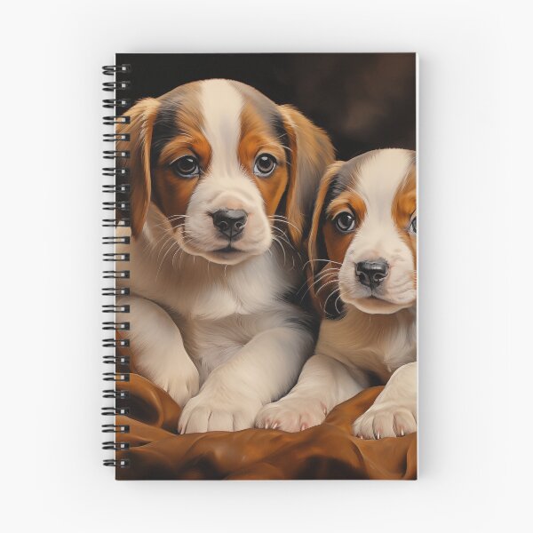 Item preview, Two Beagle puppies designed and sold by PetsArt.
