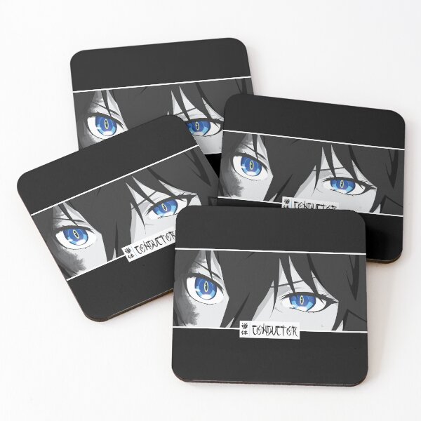 Item preview, Conductor Anime Eyes Monochrome Japanese Cozy Manga designed and sold by Otakurypto.