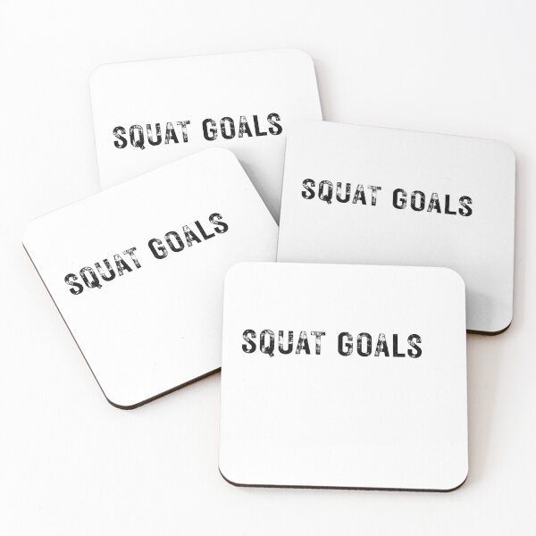 Item preview, Squat Goal Slogan for Gym Fitness Fans designed and sold by Unique Egg.