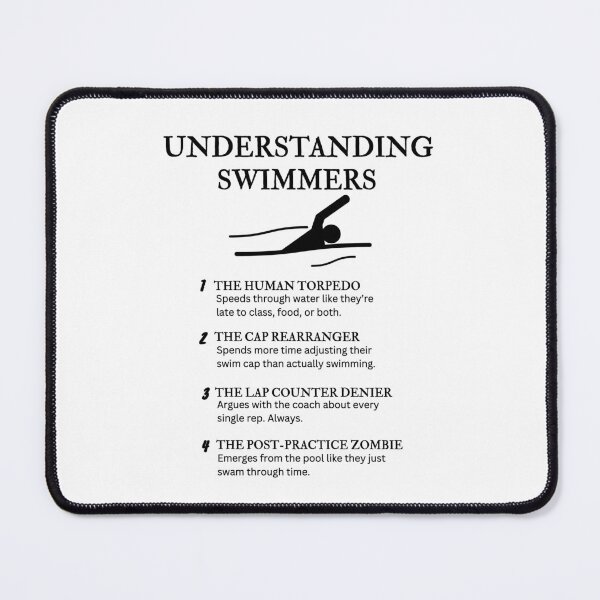 Item preview, Understanding Swimmers – Funny Chlorine Life Humor designed and sold by PsyFlow35.