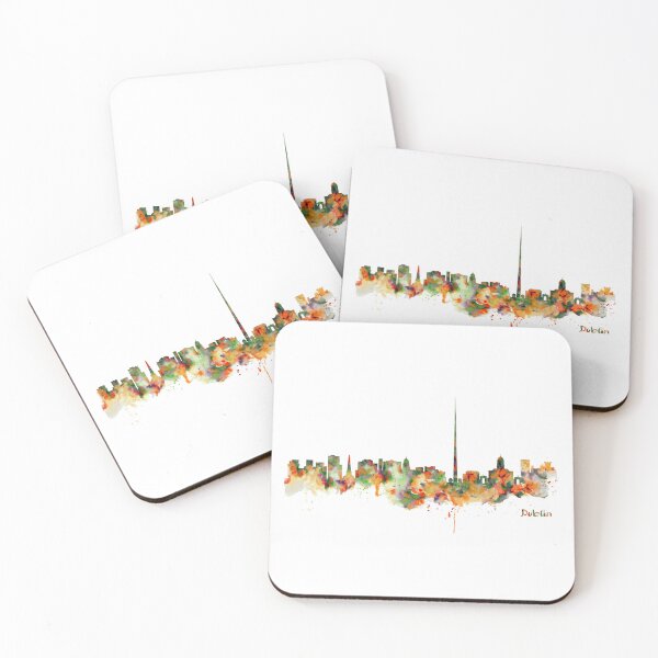 Item preview, Dublin Skyline Watercolor designed and sold by caracatita75.