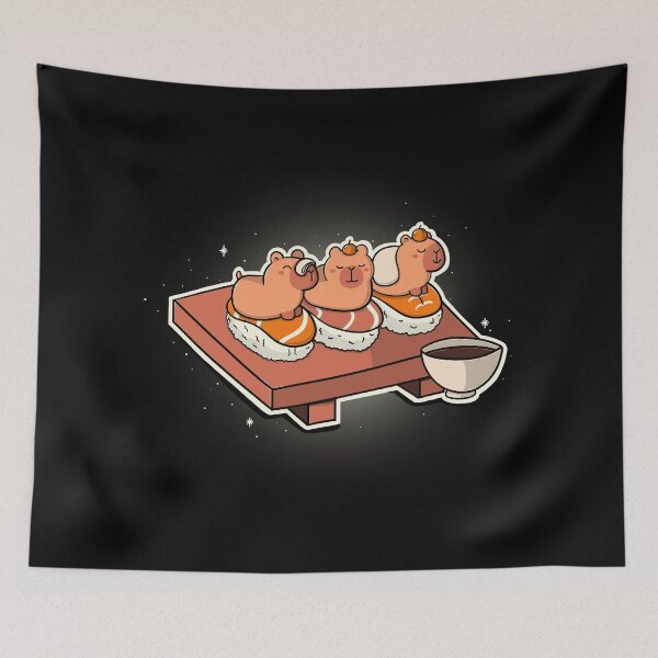 Item preview, Capybara sushi designed and sold by Freecheese.