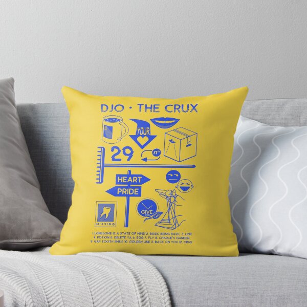 Item preview, DJOcrux [azul sobre amarillo] designed and sold by lilyscribbles.