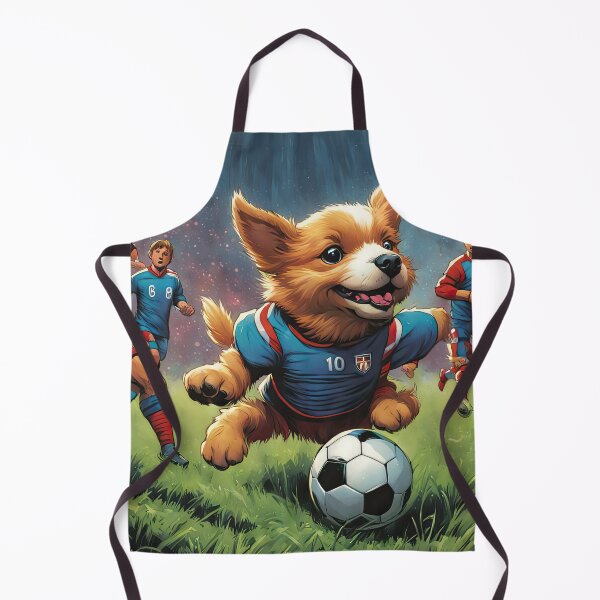 Item preview, Puppy playing soccer designed and sold by Colin Bentham.