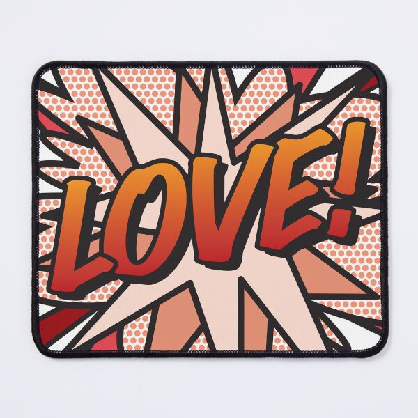 Item preview, LOVE Comic Book Pop Art Modern Fun Graphic designed and sold by theimagezone.