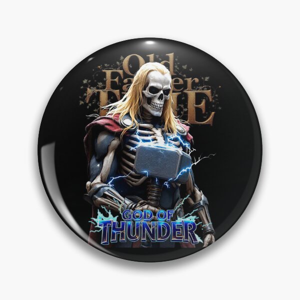 Item preview, Old Father Time - God of Thunder. designed and sold by Witch Queen Clothing.