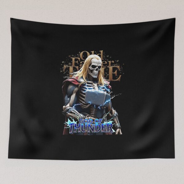 Item preview, Old Father Time - God of Thunder. designed and sold by Witch Queen Clothing.