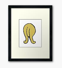 labrador retriever yellow hiney Framed Print
