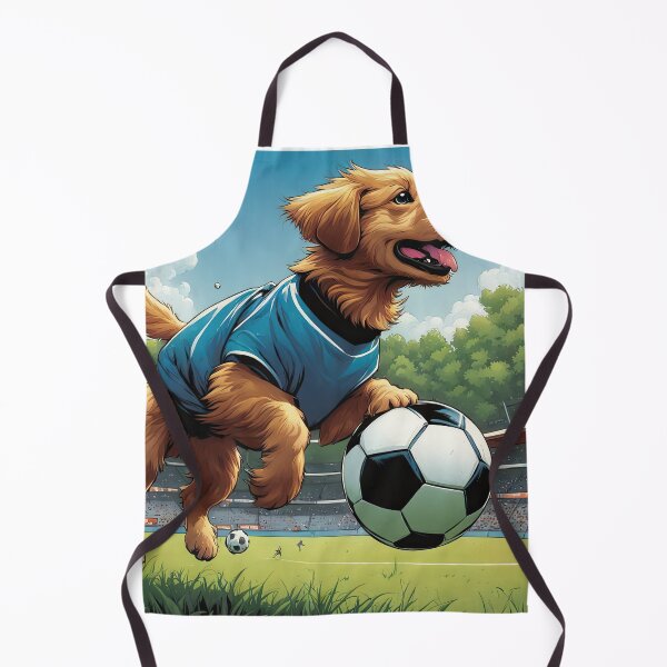 Item preview, Puppy playing soccer designed and sold by Colin Bentham.