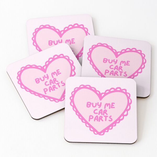 Item preview, Pink Buy Me Car Parts Heart designed and sold by boostedbutterflies.