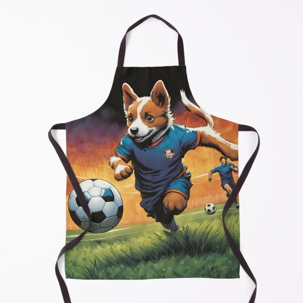 Item preview, Puppy playing soccer designed and sold by Colin Bentham.