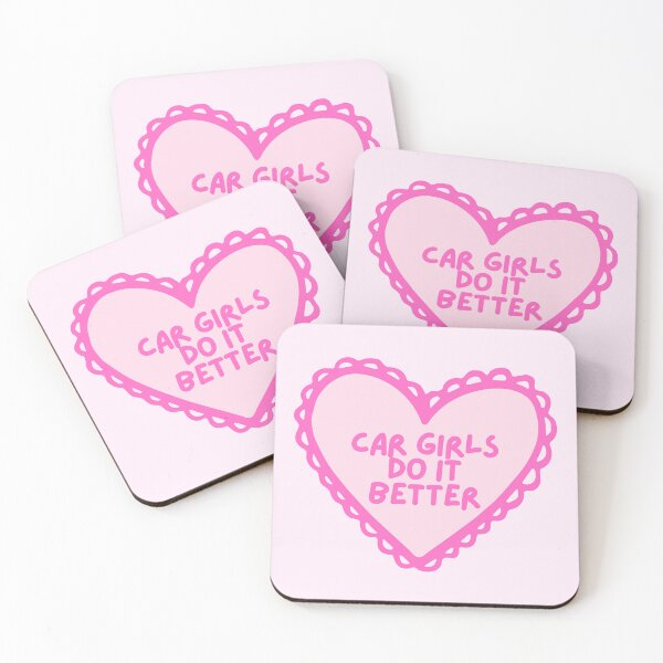 Item preview, Las chicas del coche rosa lo hacen mejor corazón designed and sold by boostedbutterflies.